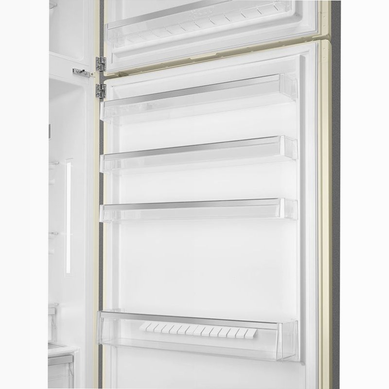 Frigorifero Panna Doppia-Porta, Libera Installazione 50's Style Avorio E