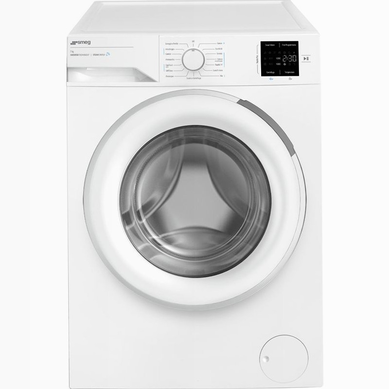 Lavatrice Libera Installazione 7 kg Smeg WMC72SEA 600rpm 7kg Bianco