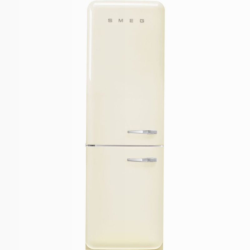 Frigorifero Panna Combinato 50's Style Avorio C Libera