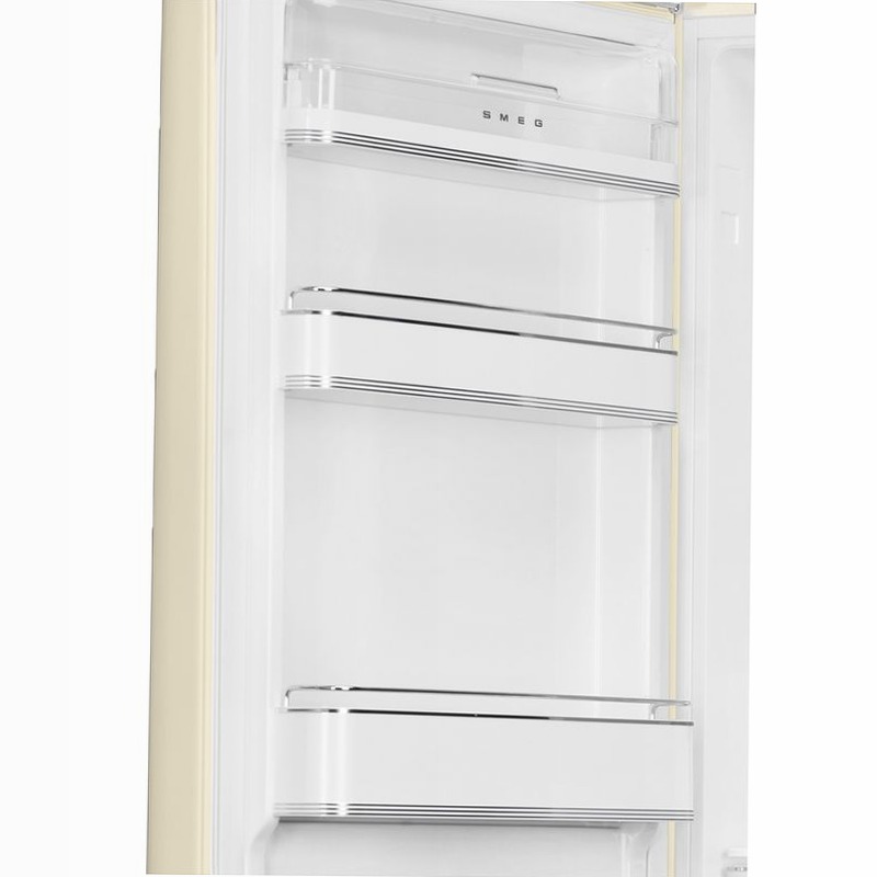 Frigorifero Panna Combinato 50's Style Avorio C Libera