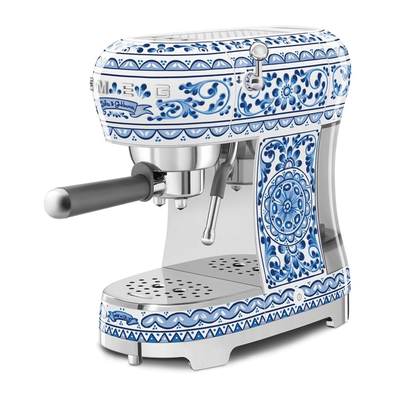 Macchina da caffè espresso manuale Blu Mediterraneo Smeg & Dolce&Gabbana 1.1lt 15bar