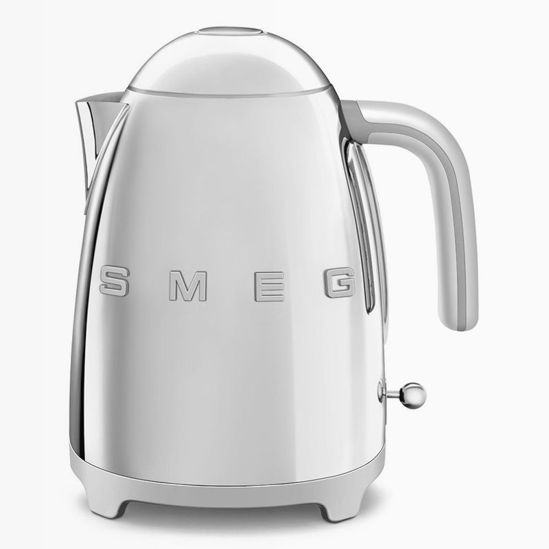Bollitore elettrico Acciaio Estetica 50's Style Grigio