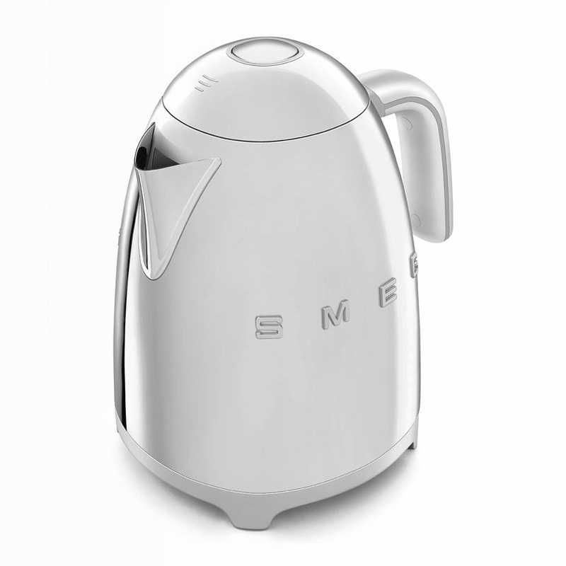 Bollitore elettrico Acciaio Estetica 50's Style Grigio