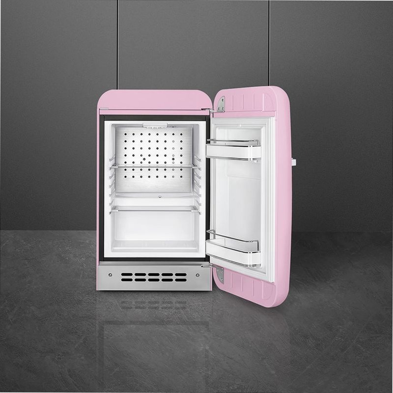 Frigorifero Minibar Rosa 50's Style Cromo D Libera