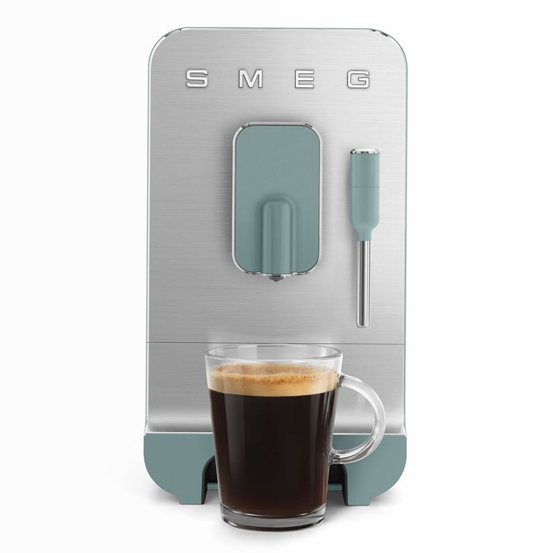 Macchina da caffè automatica con lancia vapore Verde smeraldo 1.4lt 19bar