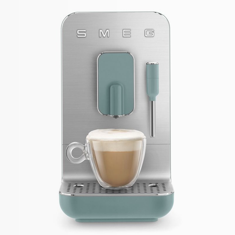 Macchina da caffè automatica con lancia vapore Verde smeraldo 1.4lt 19bar