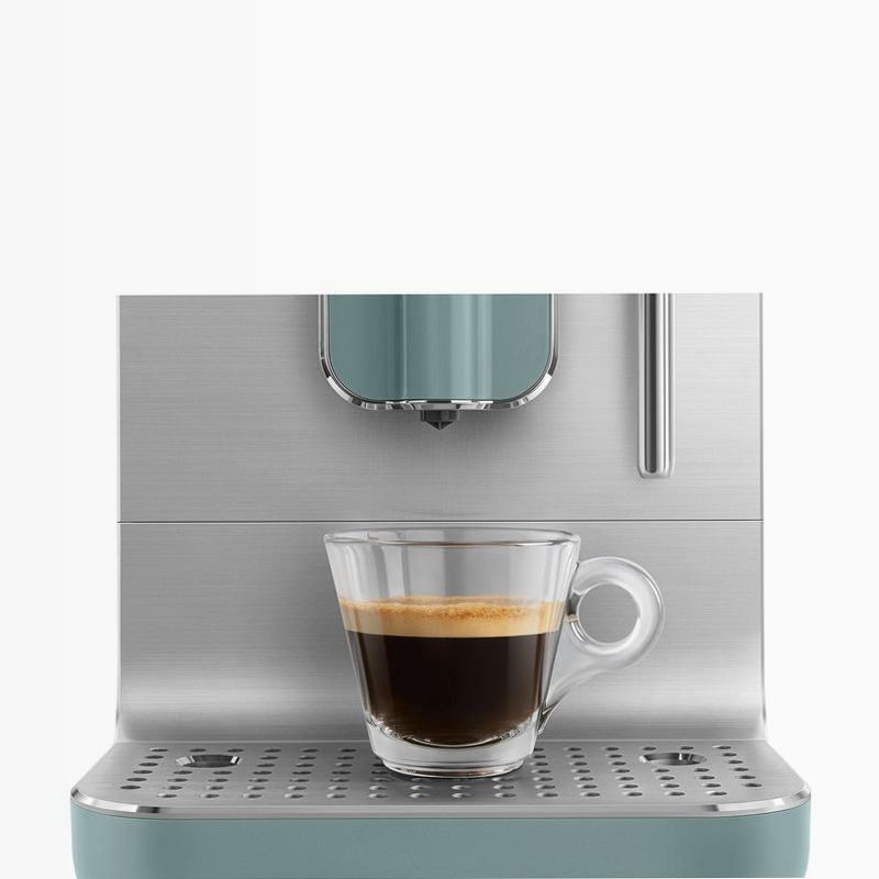 Macchina da caffè automatica con lancia vapore Verde smeraldo 1.4lt 19bar