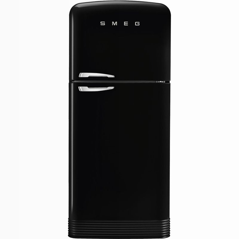 Frigorifero Nero Doppia-Porta Smeg E Libera