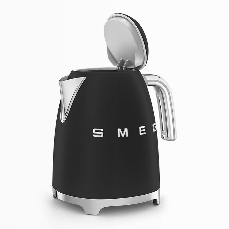 Bollitore elettrico Nero Estetica 50's Style Grigio