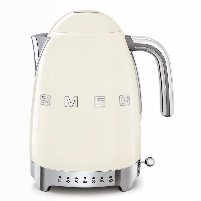 Bollitore Panna a Temperatura Variabile Estetica 50's Style Avorio