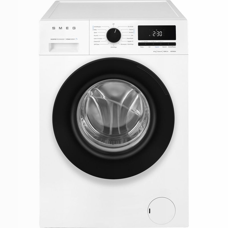 Lavatrice Libera Installazione 6 kg Smeg W3C062A 1200rpm 6kg Bianco