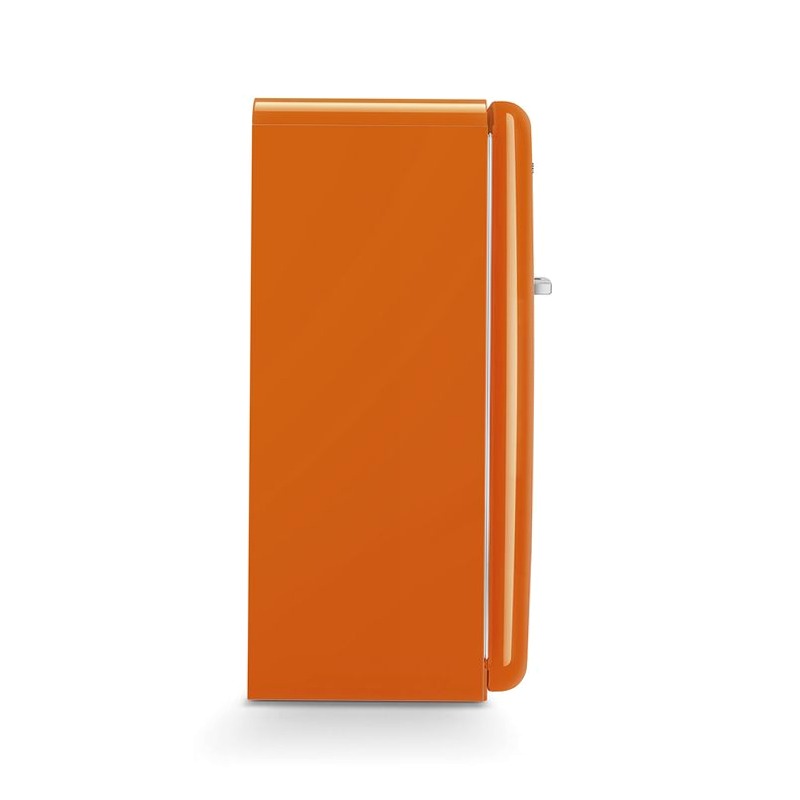 Frigorifero Arancione Monoporta 50's Style Cromo C Libera