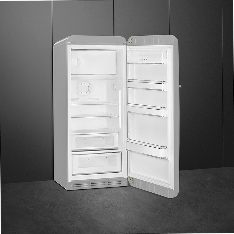Frigorifero Silver Monoporta 50's Style Cromo C Libera