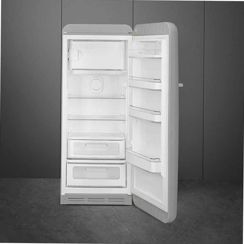 Frigorifero Silver Monoporta 50's Style Cromo C Libera