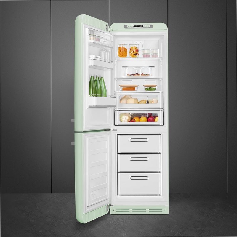 Frigorifero Verde pastello Combinato, Libera installazione 50's Style C