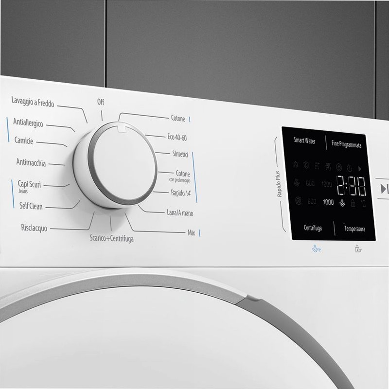Lavatrice Libera Installazione 8 kg Smeg WM82SEA 600rpm 8kg Bianco