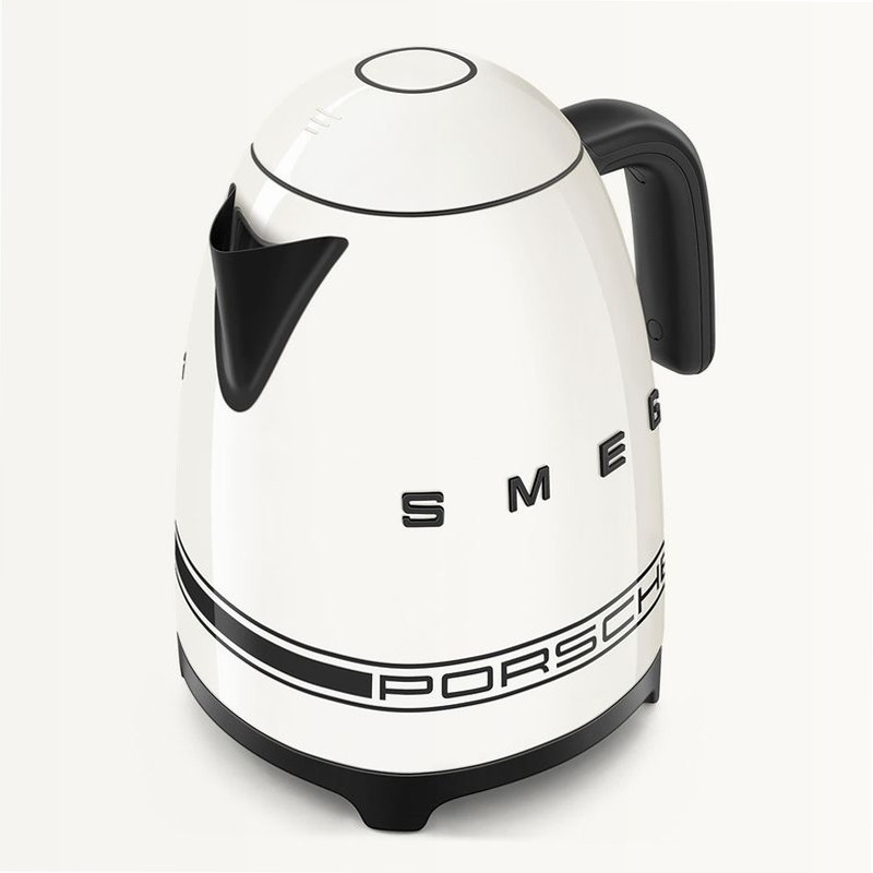 Bollitore KLF03 | Carrara White Porsche x SMEG Nero