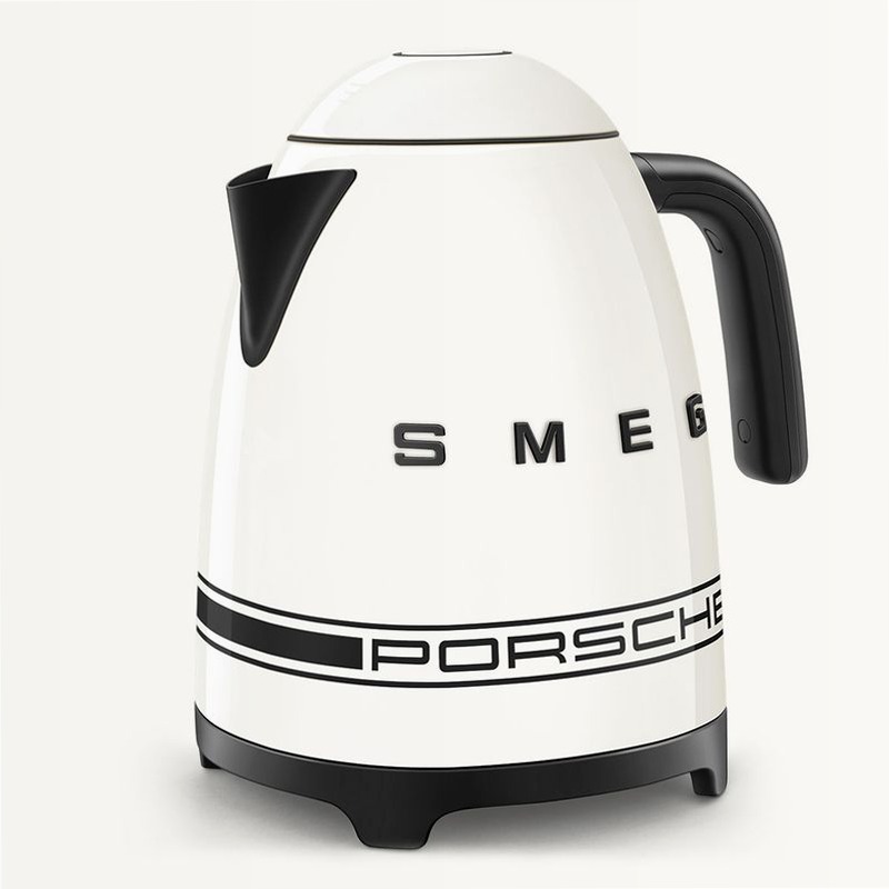 Bollitore KLF03 | Carrara White Porsche x SMEG Nero