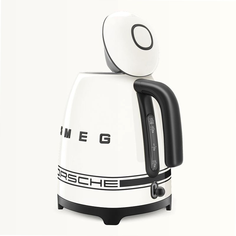 Bollitore KLF03 | Carrara White Porsche x SMEG Nero