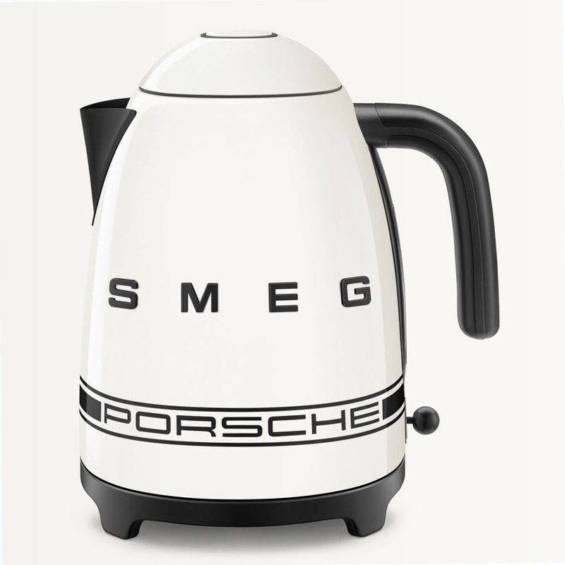 Bollitore KLF03 | Carrara White Porsche x SMEG Nero