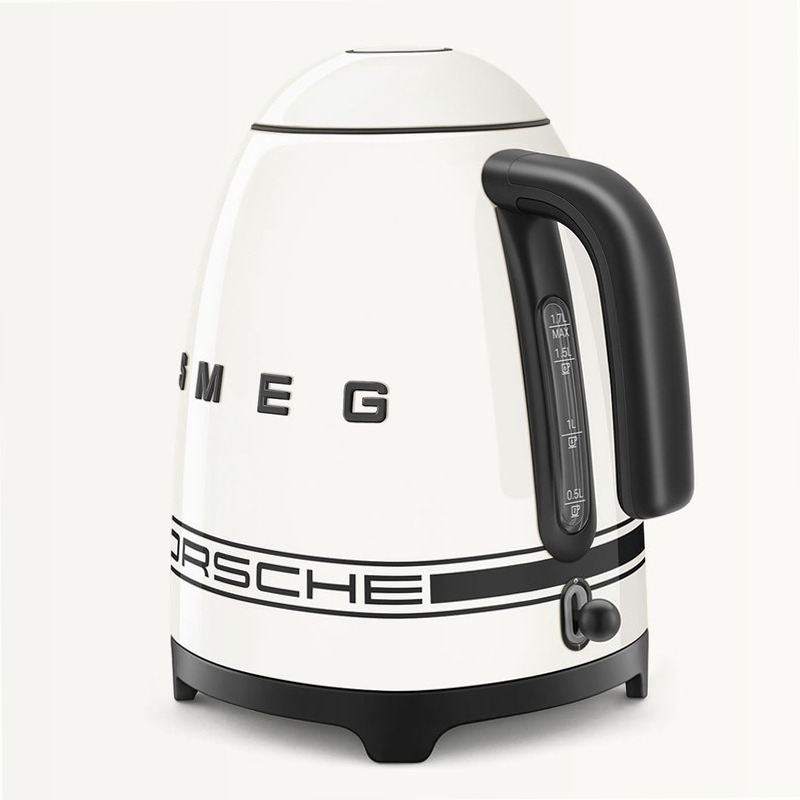 Bollitore KLF03 | Carrara White Porsche x SMEG Nero