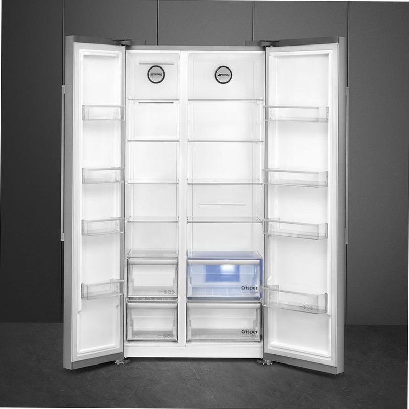 Frigorifero Libera Installazione Side by Side Estetica Universale Inox A