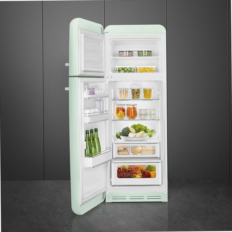 Frigorifero Verde pastello Doppia-Porta Smeg Cromo C Libera