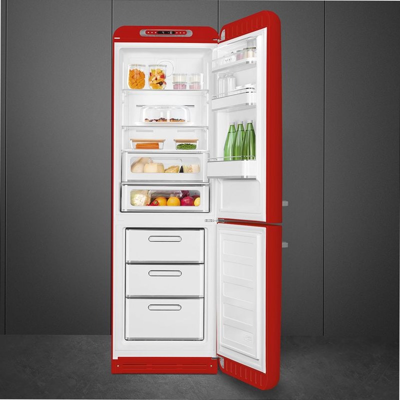 Frigorifero Rosso Combinato 50's Style C Libera