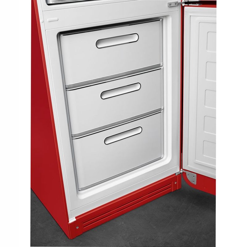 Frigorifero Rosso Combinato 50's Style C Libera