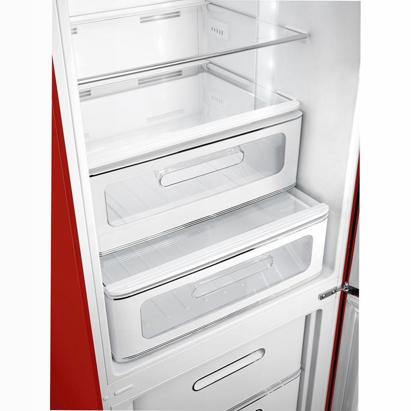 Frigorifero Rosso Combinato 50's Style C Libera