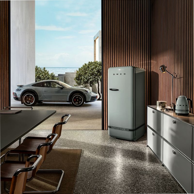 Frigorifero FAB28 Shade Green Porsche x SMEG C Libera