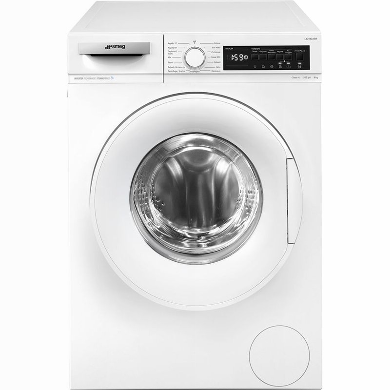 Lavatrice Libera Installazione 8 kg Smeg LB2T82ASIT 400rpm 8kg Bianco