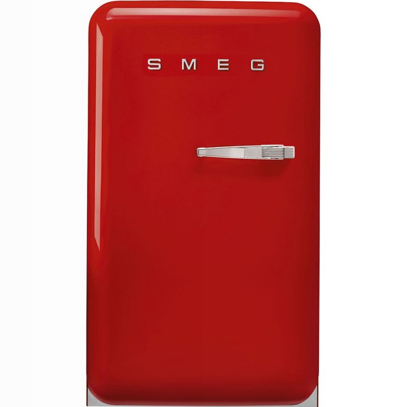 Frigorifero Rosso Monoporta, Libera Installazione 50's Style