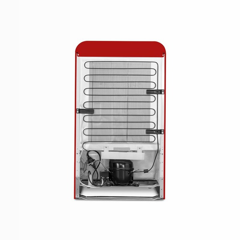 Frigorifero Rosso Monoporta, Libera Installazione 50's Style