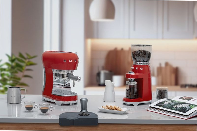 Macchina da caffè espresso manuale Rosso Estetica 50's Style 1.1lt 15bar