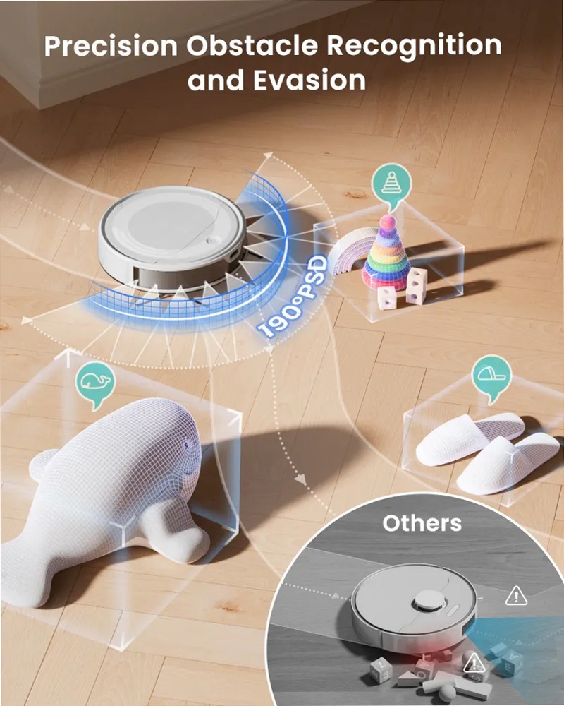 Lefant Robot Vacuum M310 Ultra White
