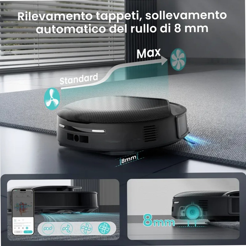 Lefant M5 Series: Robot Vacuum Cleaner Beige