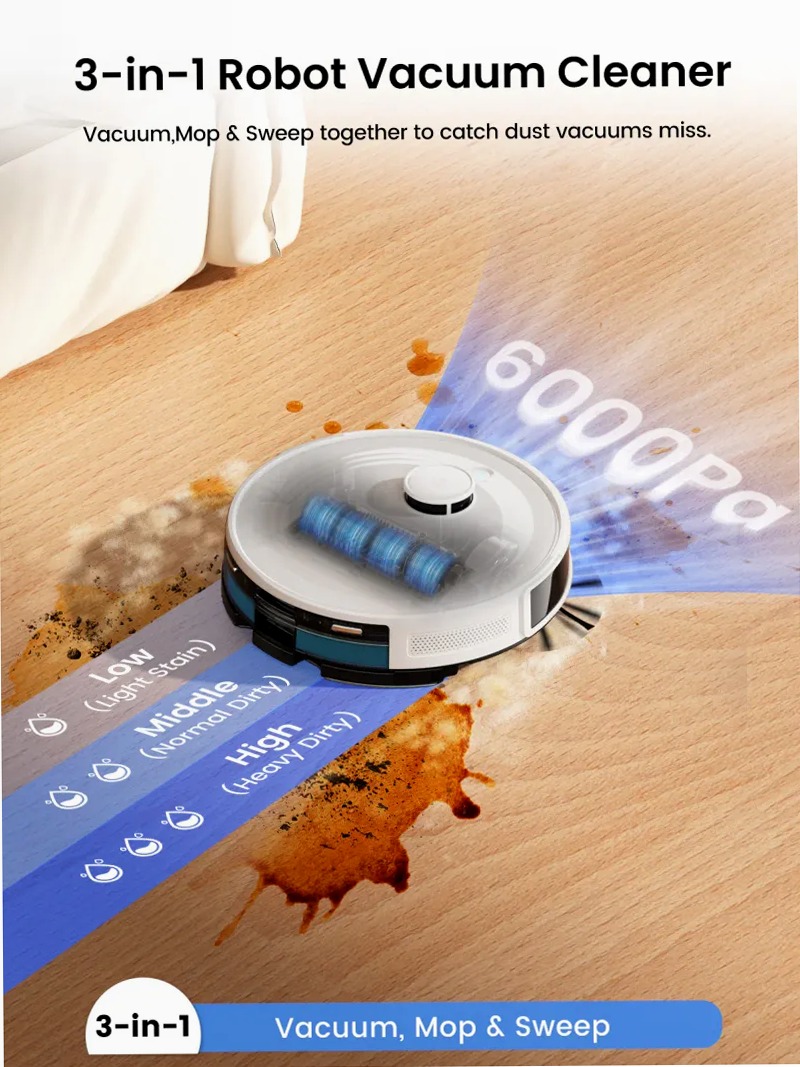 Lefant Robot Vacuum M2L Plus White