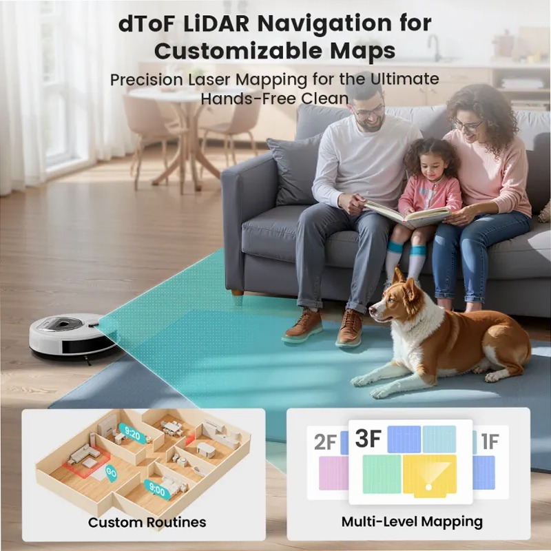Lefant Robot Vacuum Cleaner M330S White