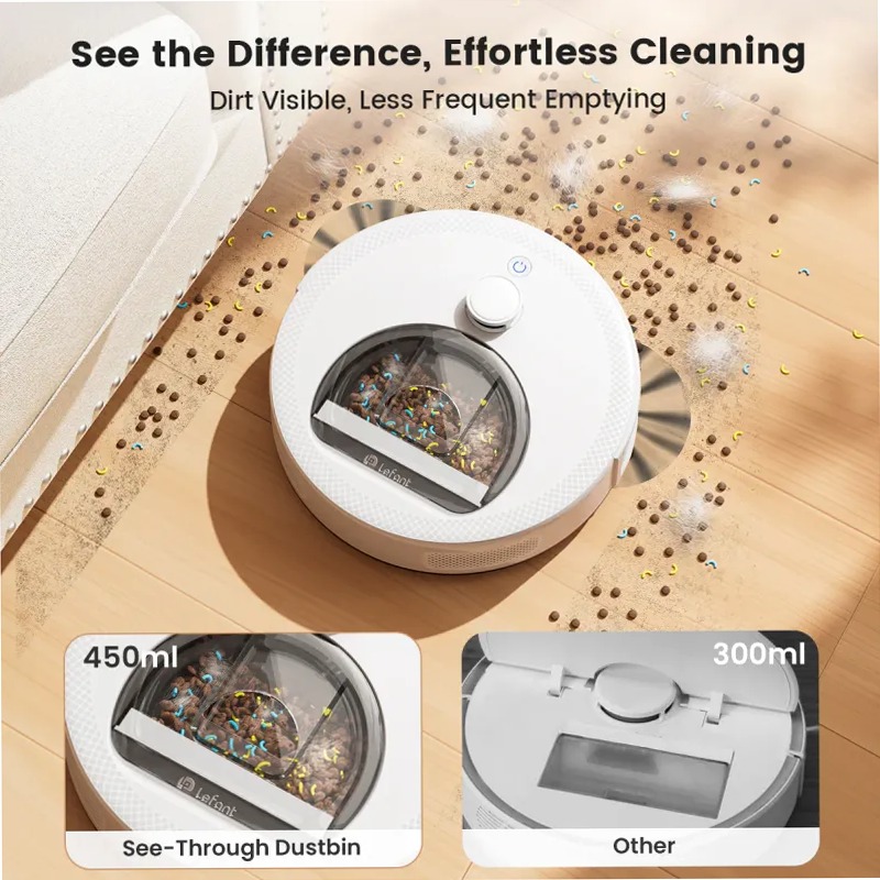 Lefant Robot Vacuum Cleaner M330S White
