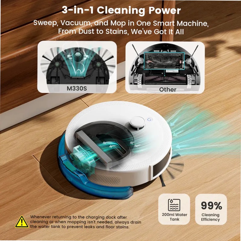 Lefant Robot Vacuum Cleaner M330S White